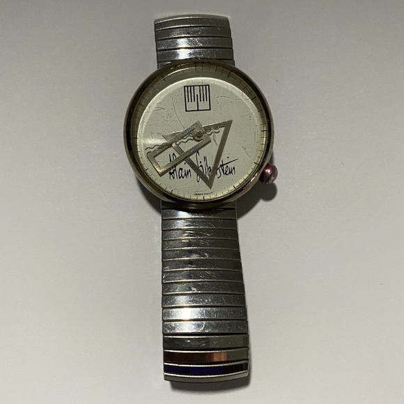 VINTAGE ALAIN SILBERSTEIN DESIGNER KLOK WATCH main image 6